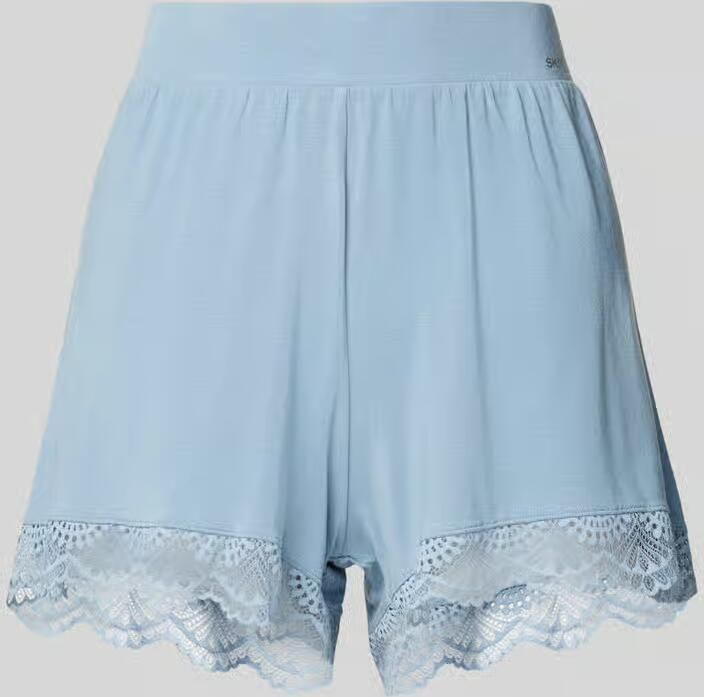 SKINY Korte pyjamabroek met kantgarnering - Foto 2