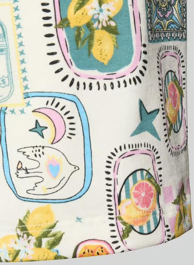 SKINY Korte zijden pyjamabroek in all-over look