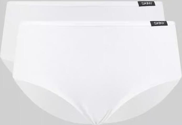 Skiny Hipster Katoen voordeel comfortabel plat elastiek heuphoogte katoenmix (2 stuks Set van 2) - Foto 7