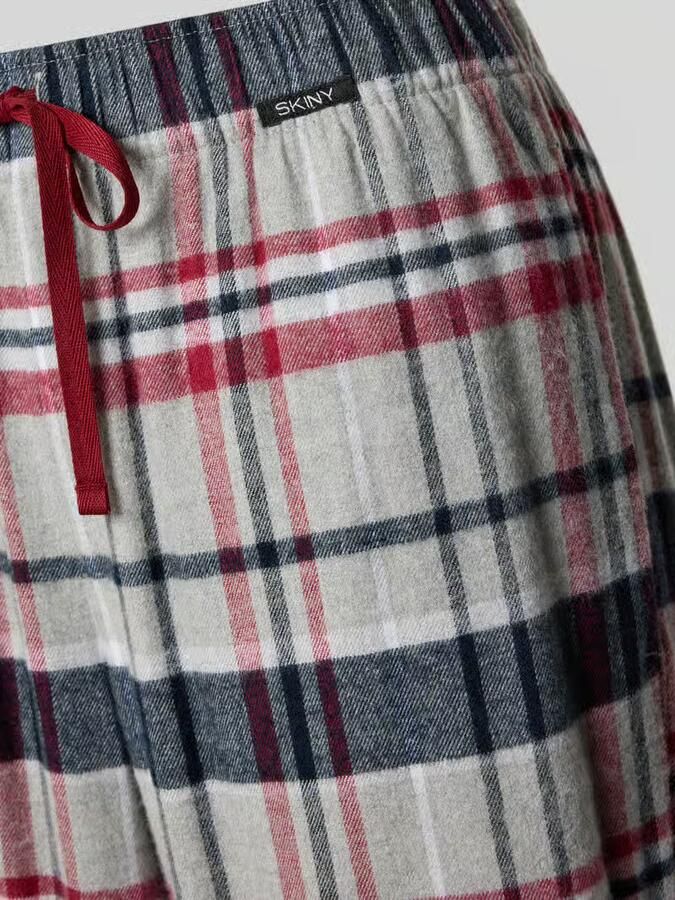 SKINY Pyjamabroek met elastische band en labeldetail