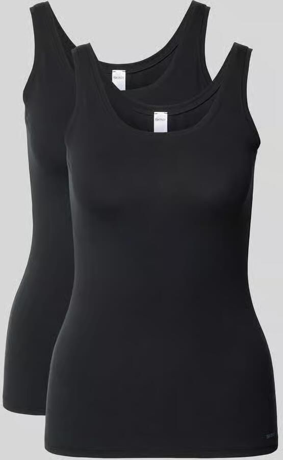 SKINY Slim fit tanktop van katoenmix