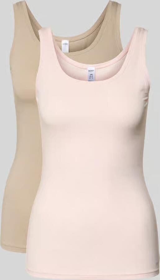 SKINY slim fit top met all-over dierenprint in set van 2 - Foto 2