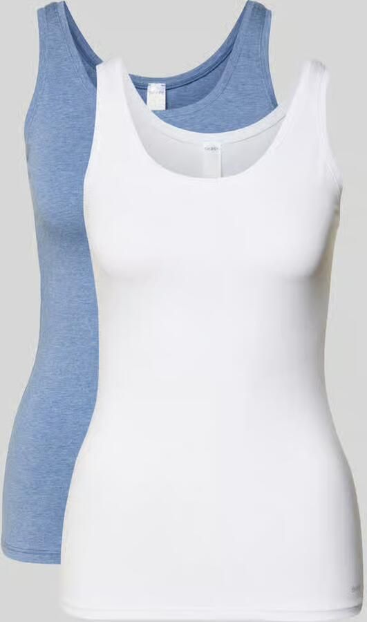 SKINY slim fit top met all-over dierenprint in set van 2 - Foto 2