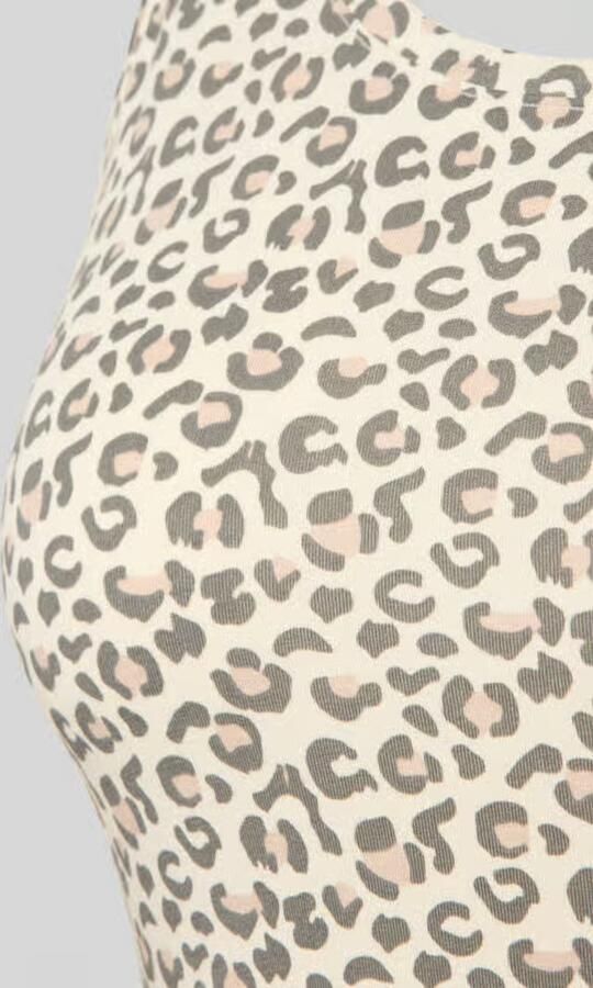 SKINY slim fit top met all-over dierenprint in set van 2