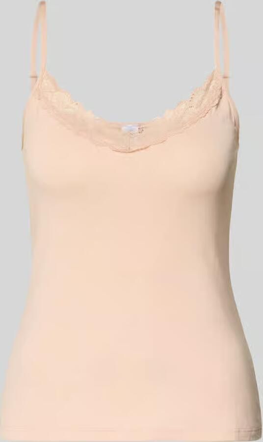 SKINY slim fit top met kant - Foto 2