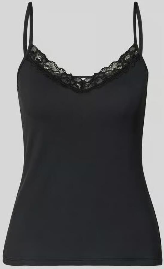 SKINY slim fit top met kant - Foto 2