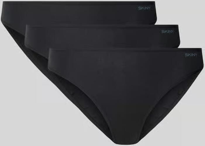 SKINY Slips van katoenmix met logoprint in set van 3