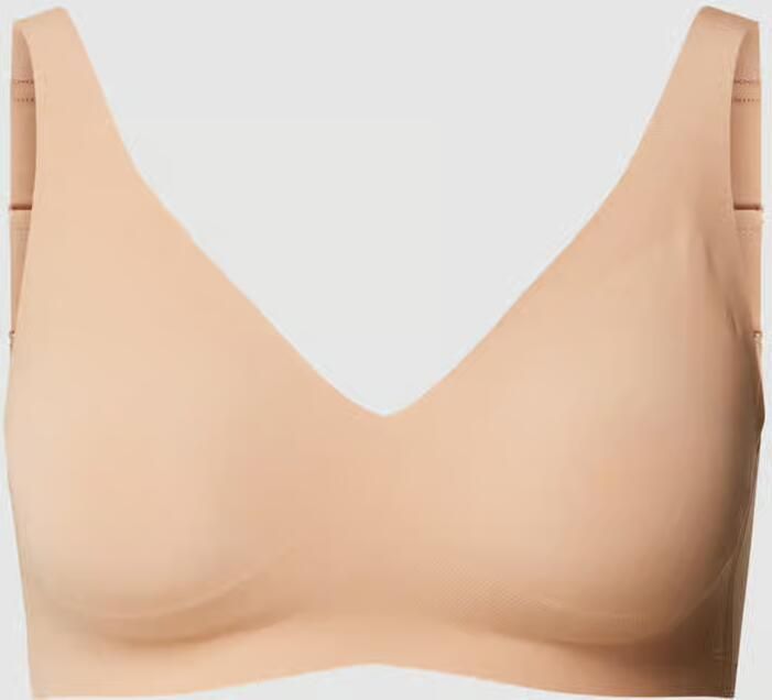 Sloggi Soft-bh ZERO Feel 2.0 naadloos uitneembare pads v-hals brede bandjes microvezel - Foto 2