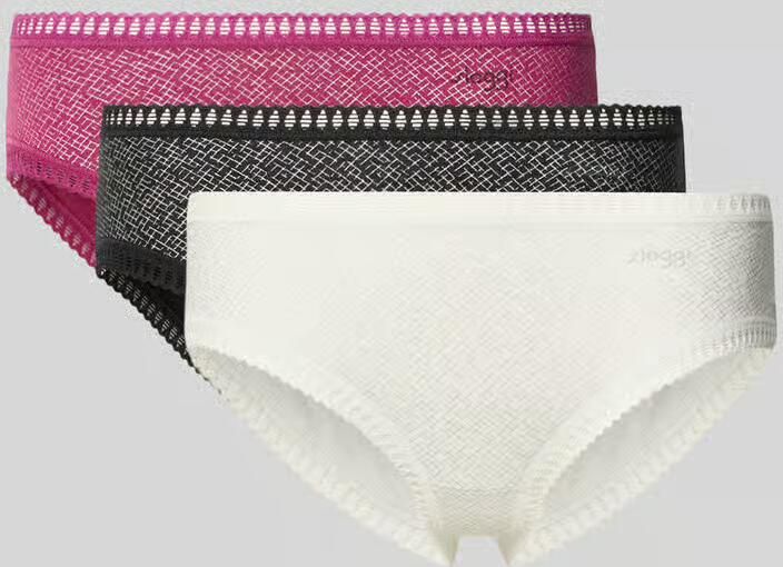 Sloggi slip van katoenmix model 'GO CRUSH' in set van 3
