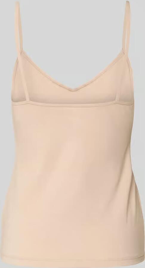 Sloggi Top met afgeronde V-hals