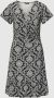 SMASHED LEMON Knielange jurk met all-over bloemenmotief - Thumbnail 1