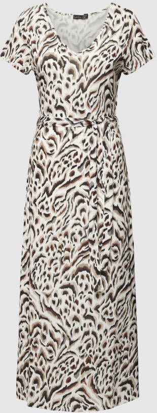 SMASHED LEMON Midi-jurk met all-over motief