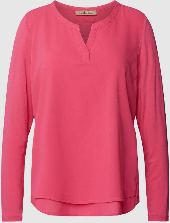 Smith and Soul Blouse met tuniekkraag