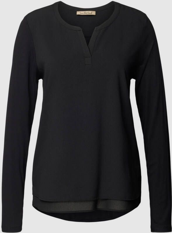 Smith and Soul Blouse met tuniekkraag