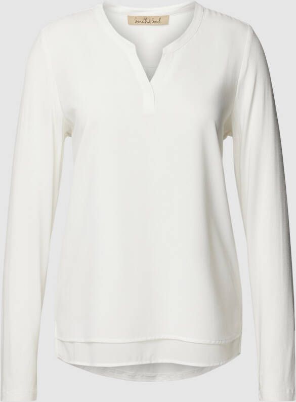 Smith and Soul Blouse met tuniekkraag