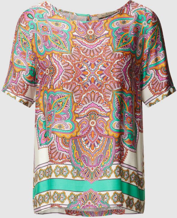 Smith and Soul Blouse van viscose met all-over motief