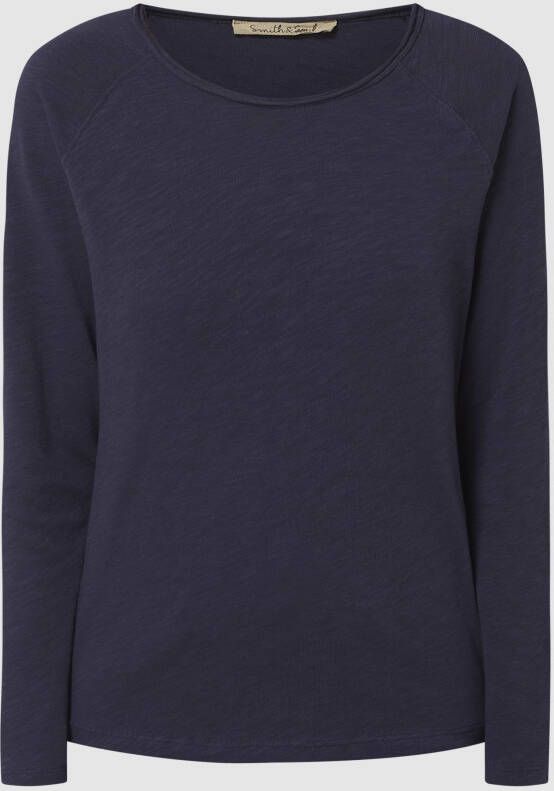 Smith and Soul Shirt met lange mouwen en open zoom