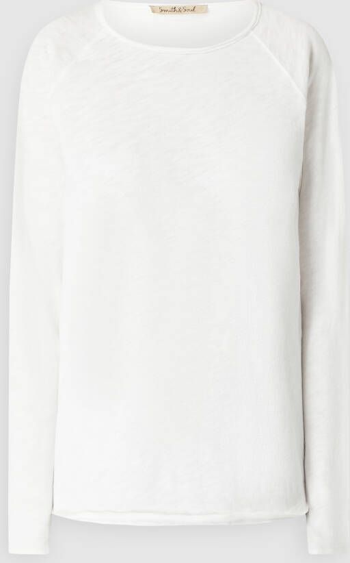 Smith and Soul Shirt met lange mouwen en open zoom