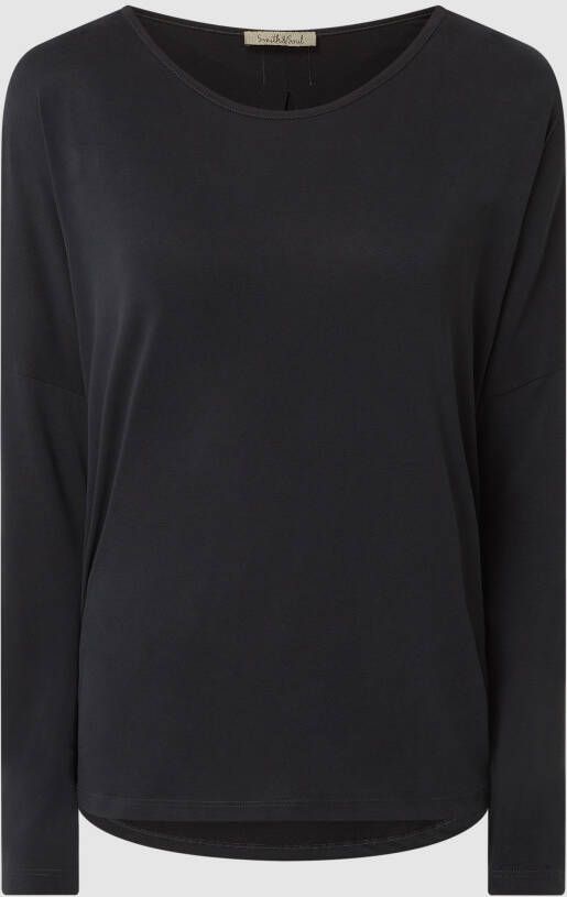 Smith and Soul Shirt met lange mouwen met oversized schouders