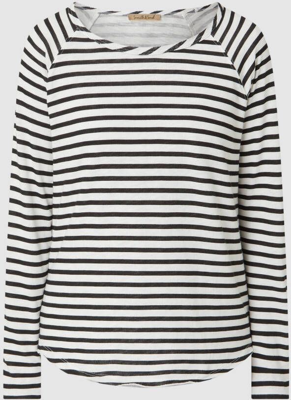 Smith and Soul Shirt met lange mouwen met streepmotief