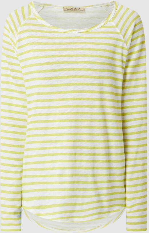 Smith and Soul Shirt met lange mouwen met streepmotief