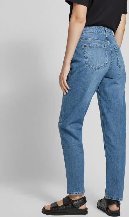 Smith and Soul Baggy fit jeans in een destroyed-look