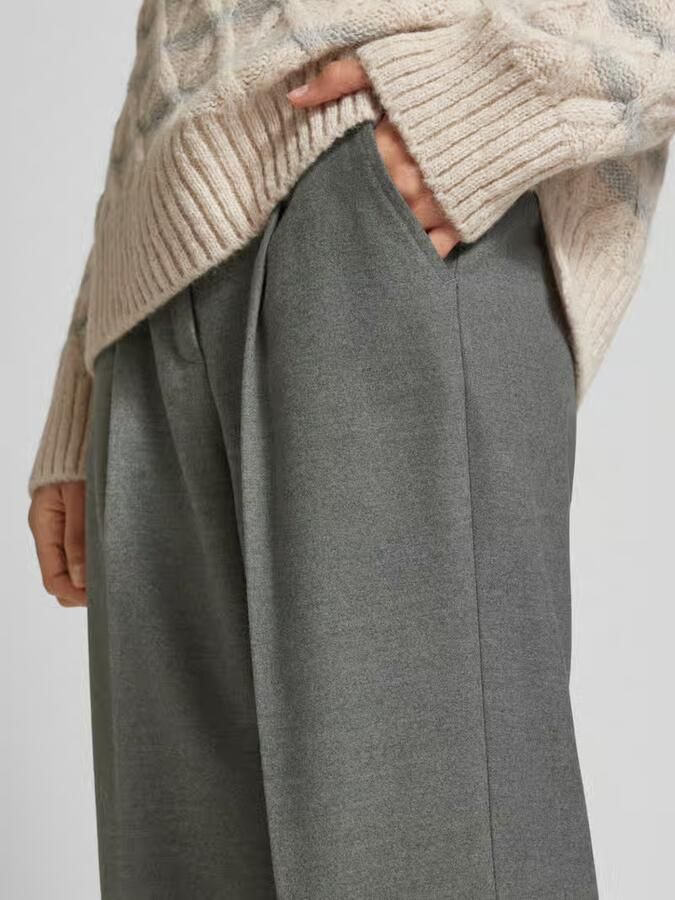 Smith and Soul Baggy fit stoffen broek met persplooien