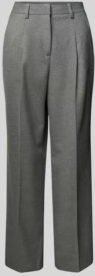 Smith and Soul Baggy fit stoffen broek met persplooien - Foto 2