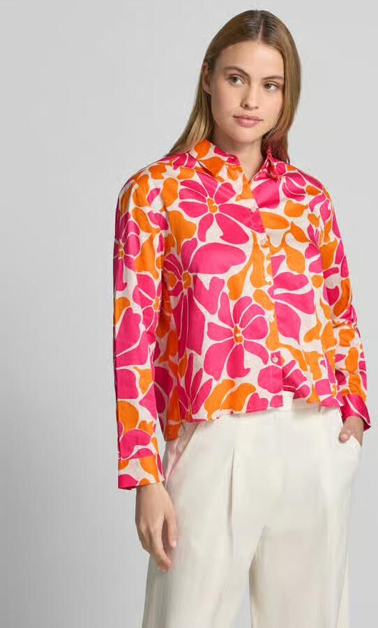 Smith and Soul blouse met knoopsluiting en overhemdkraag - Foto 4