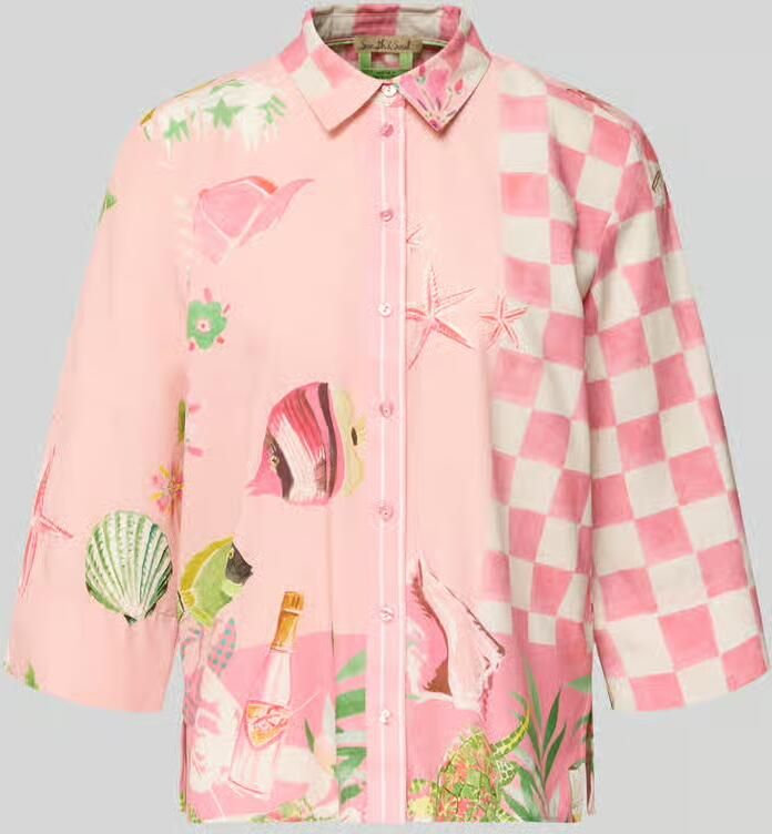 Smith and Soul Blouse van viscosemix met knoopsluiting model 'Crazy Shirt' - Foto 2