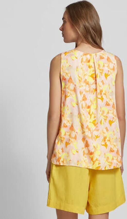 Smith and Soul Blousetop met druppelvormige hals model 'WOVEN'