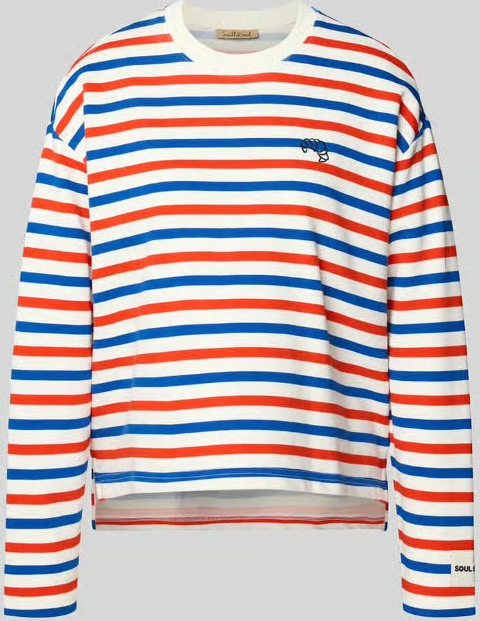 Smith and Soul Boxy fit sweatshirt met ronde hals en stitching - Foto 2