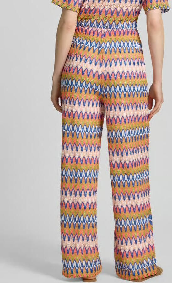 Smith and Soul Broek in all-over look met elastische band - Foto 3