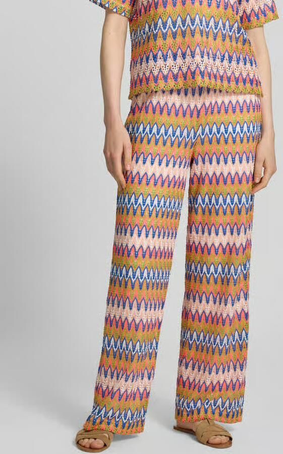Smith and Soul Broek in all-over look met elastische band - Foto 2
