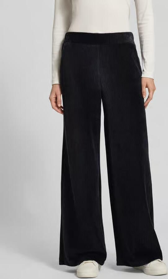 Smith and Soul Corduroy broek met steekzakken en elastische band - Foto 3