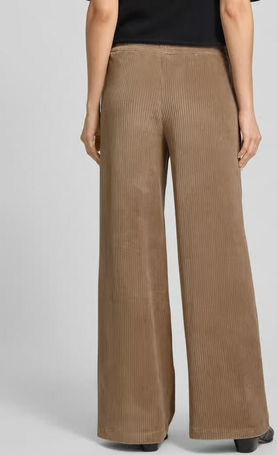 Smith and Soul Corduroy broek met steekzakken en elastische band - Foto 3