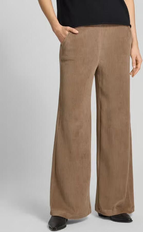 Smith and Soul Corduroy broek met steekzakken en elastische band - Foto 2