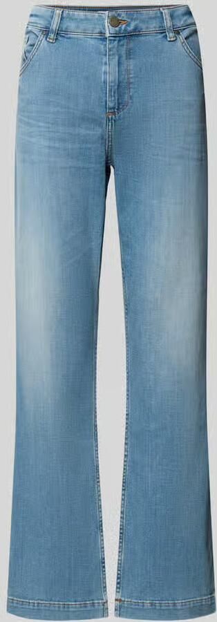 Smith and Soul flared fit jeans van katoenmix met ritssluiting