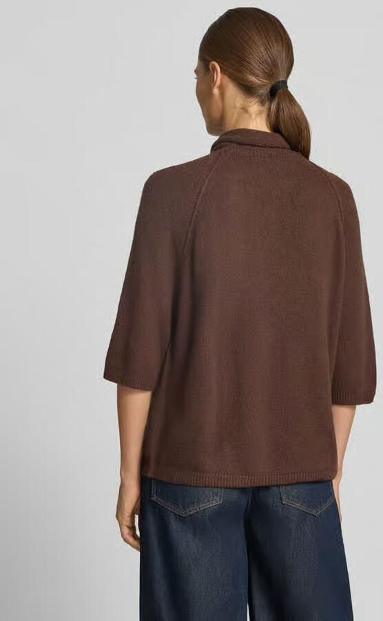 Smith and Soul Gebreid shirt met sjaal en ronde hals - Foto 3