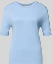 Smith and Soul Gebreid shirt van viscosemix met ronde hals