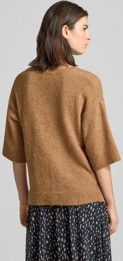 Smith and Soul Gebreid shirt van wolmix met V-hals