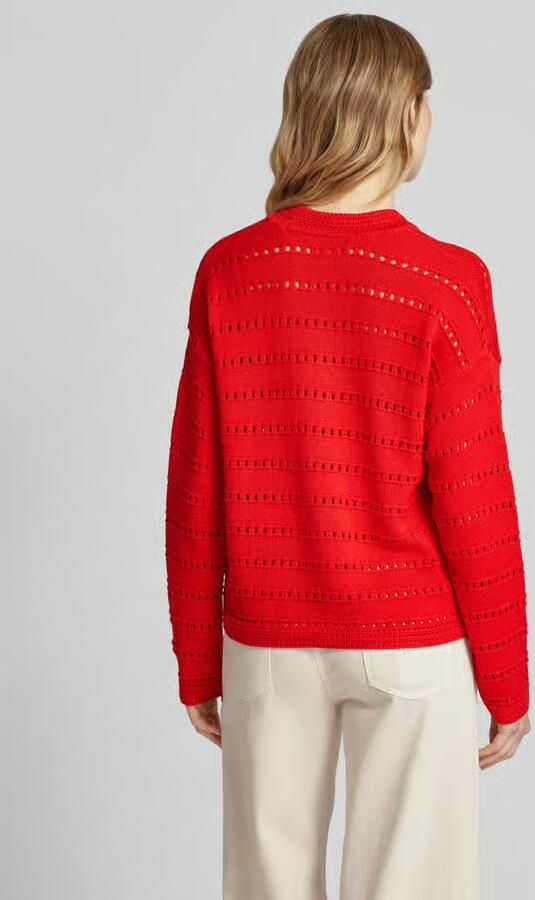 Smith and Soul Gebreide cardigan met ajourpatroon
