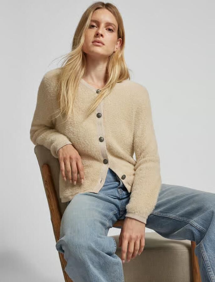 Smith and Soul Gebreide cardigan met ronde hals