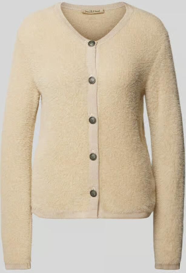 Smith and Soul Gebreide cardigan met ronde hals - Foto 2