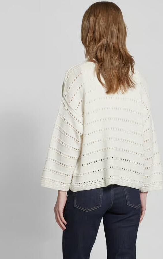 Smith and Soul Gebreide pullover met ajourpatroon