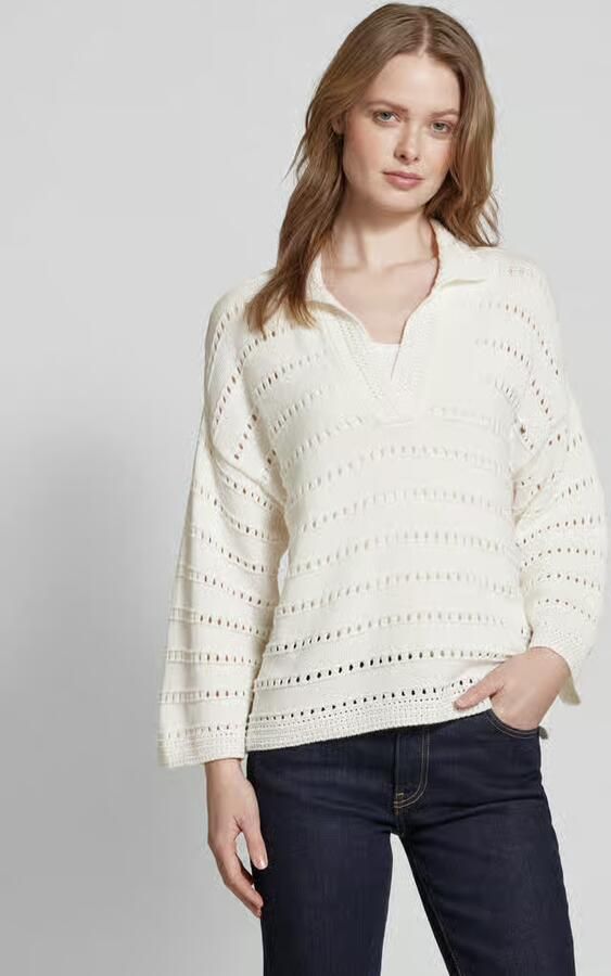 Smith and Soul Gebreide pullover met ajourpatroon - Foto 2