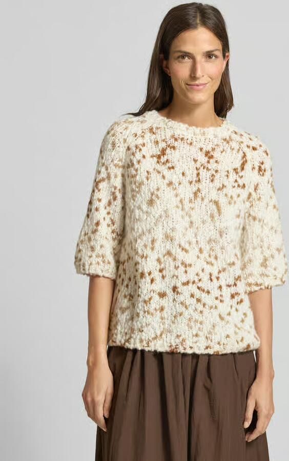 Smith and Soul Gebreide pullover met ronde hals en 1 2-mouwen - Foto 2