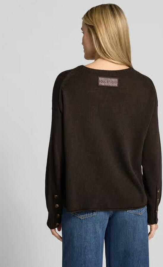 Smith and Soul Gebreide pullover met ronde hals - Foto 3