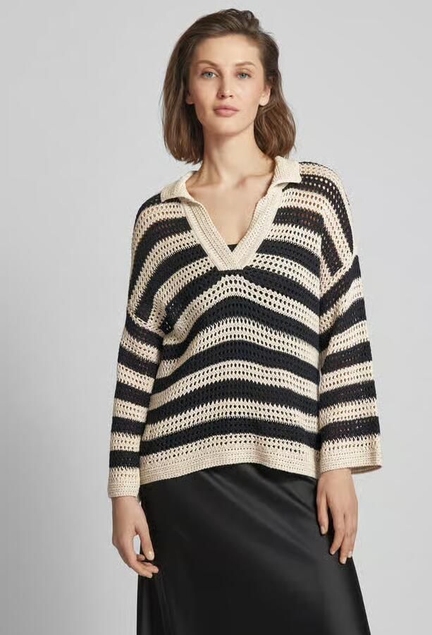 Smith and Soul Gebreide pullover met streepmotief - Foto 2