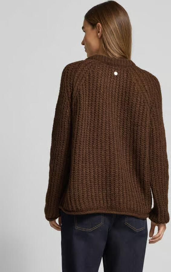 Smith and Soul Gebreide pullover met wol en mohair model 'Raglan'